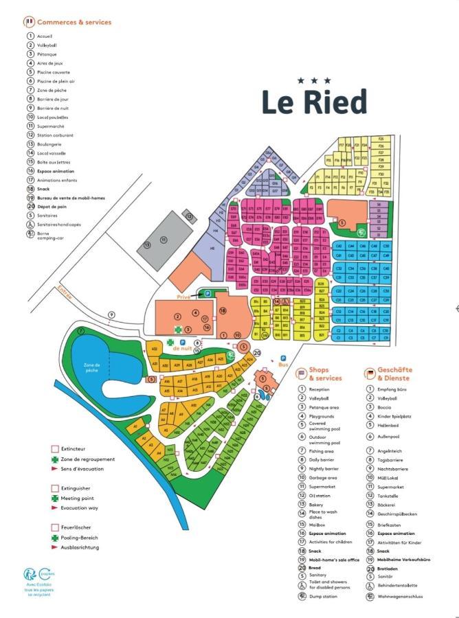 Le Ried Camping To Hapi Boofzheim Eksteriør billede